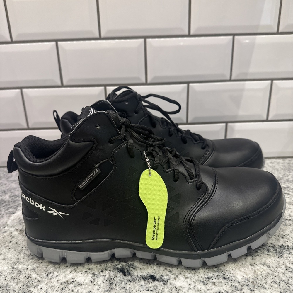 Reebok Sublite Cushion Mid Cut RB4144  Shoes Men's Work-boots 11.5 Wide‎ Black